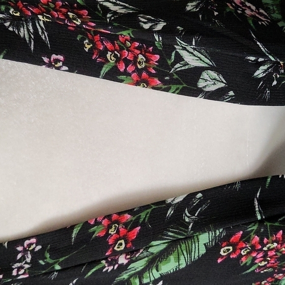 Cherry on Top tropical print short sleeve kimono/duster - Picture 5 of 8